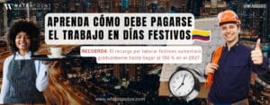 Aprenda cómo debe pagarse el trabajo en festivos: el camino hacia el recargo del 100% en 2027