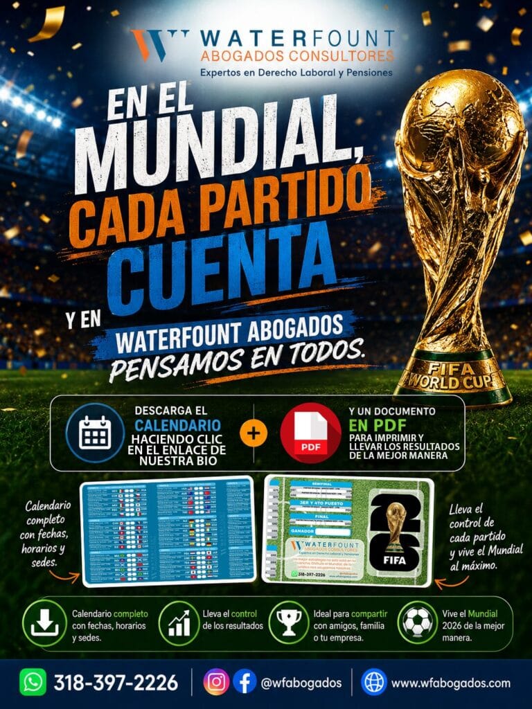 Creamos este calendario pensando en todos los amantes del fútbol y, por supuesto, alentando a nuestra Selección Colombia en cada partido.