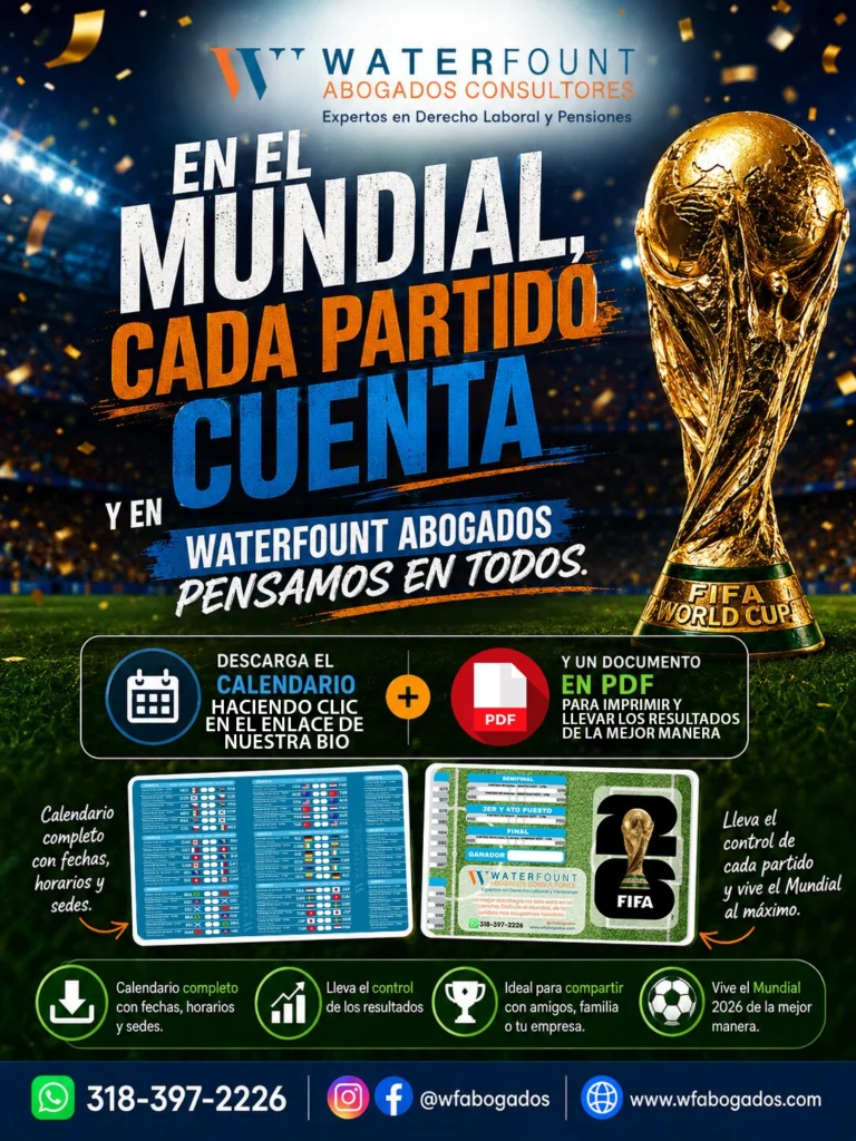 Creamos este calendario pensando en todos los amantes del fútbol y, por supuesto, alentando a nuestra Selección Colombia en cada partido.